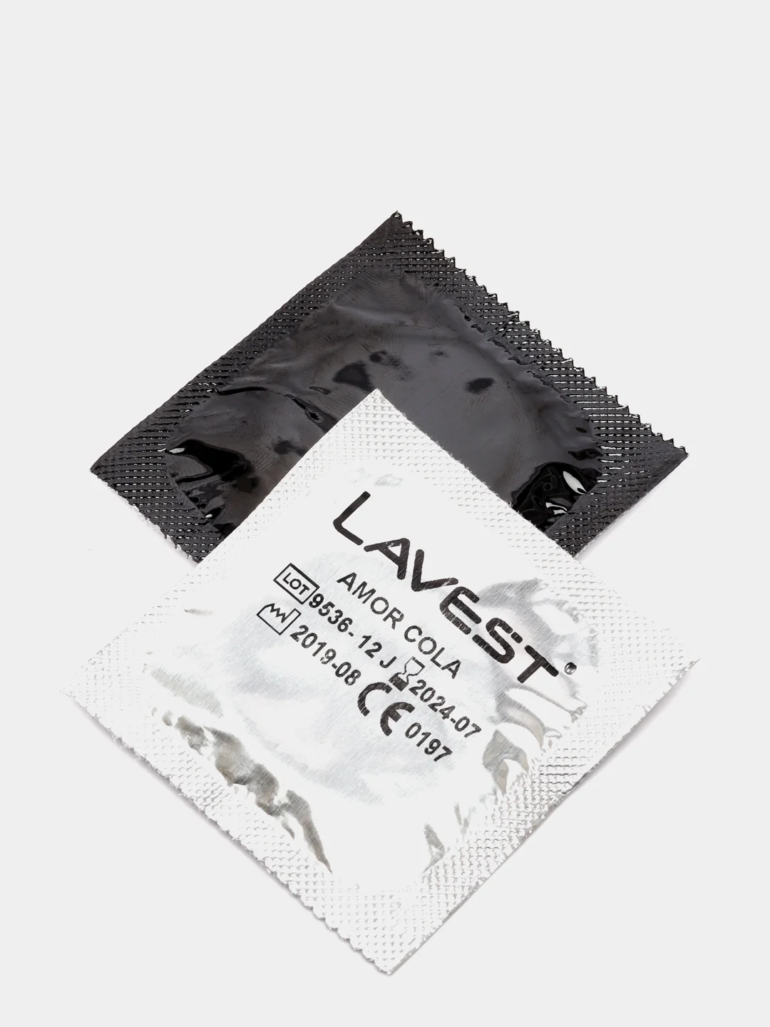 Lavest Black черные презервативы с ароматом колы 7 шт