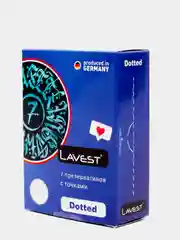 Lavest Dotted розовые презервативы с точечной структурой стенок 7 шт