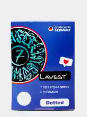 Lavest Dotted розовые презервативы с точечной структурой стенок 7 шт