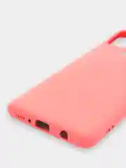 Розовый чехол Samsung Galaxy A21s, Самунг Галакси А21с силиконовый Silicone Cover с закрытым низом