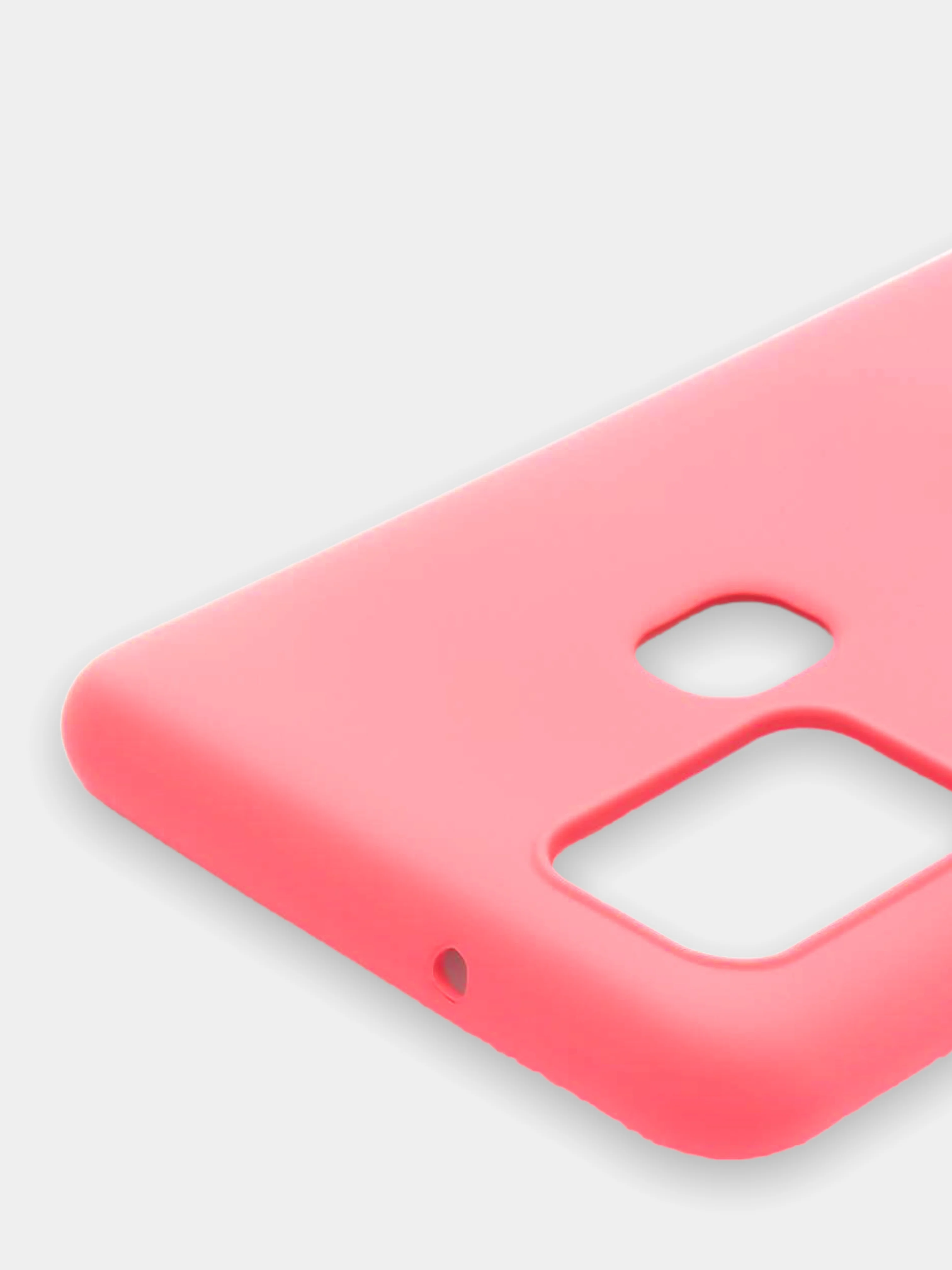 Розовый чехол Samsung Galaxy A21s, Самунг Галакси А21с силиконовый Silicone Cover с закрытым низом