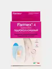 Farmex Hydrocolloid пластыри с гелевыми подушечками 4 шт