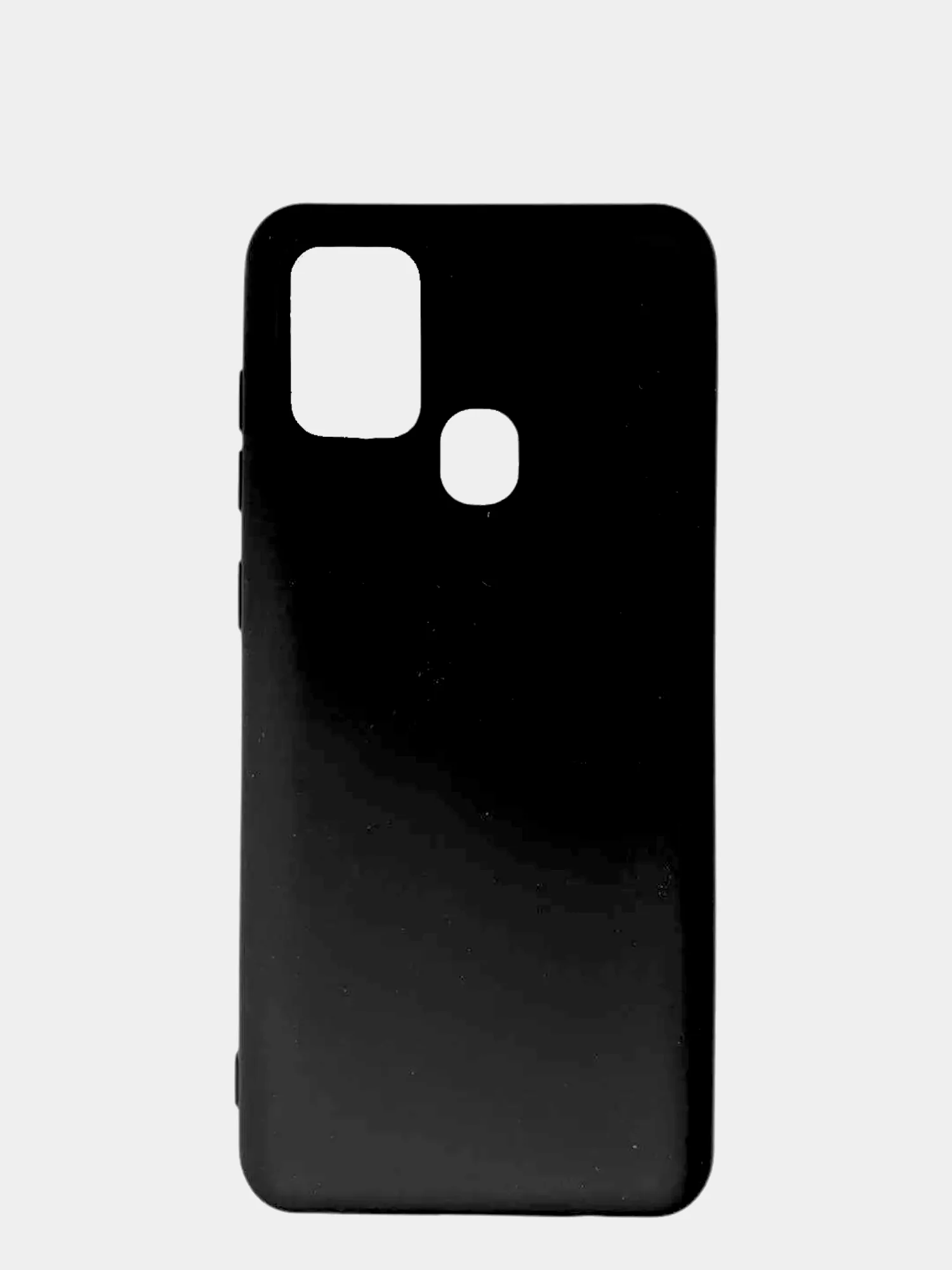 Черный чехол Samsung Galaxy A21s, Самунг Галакси А21с силиконовый Silicone Cover с закрытым низом