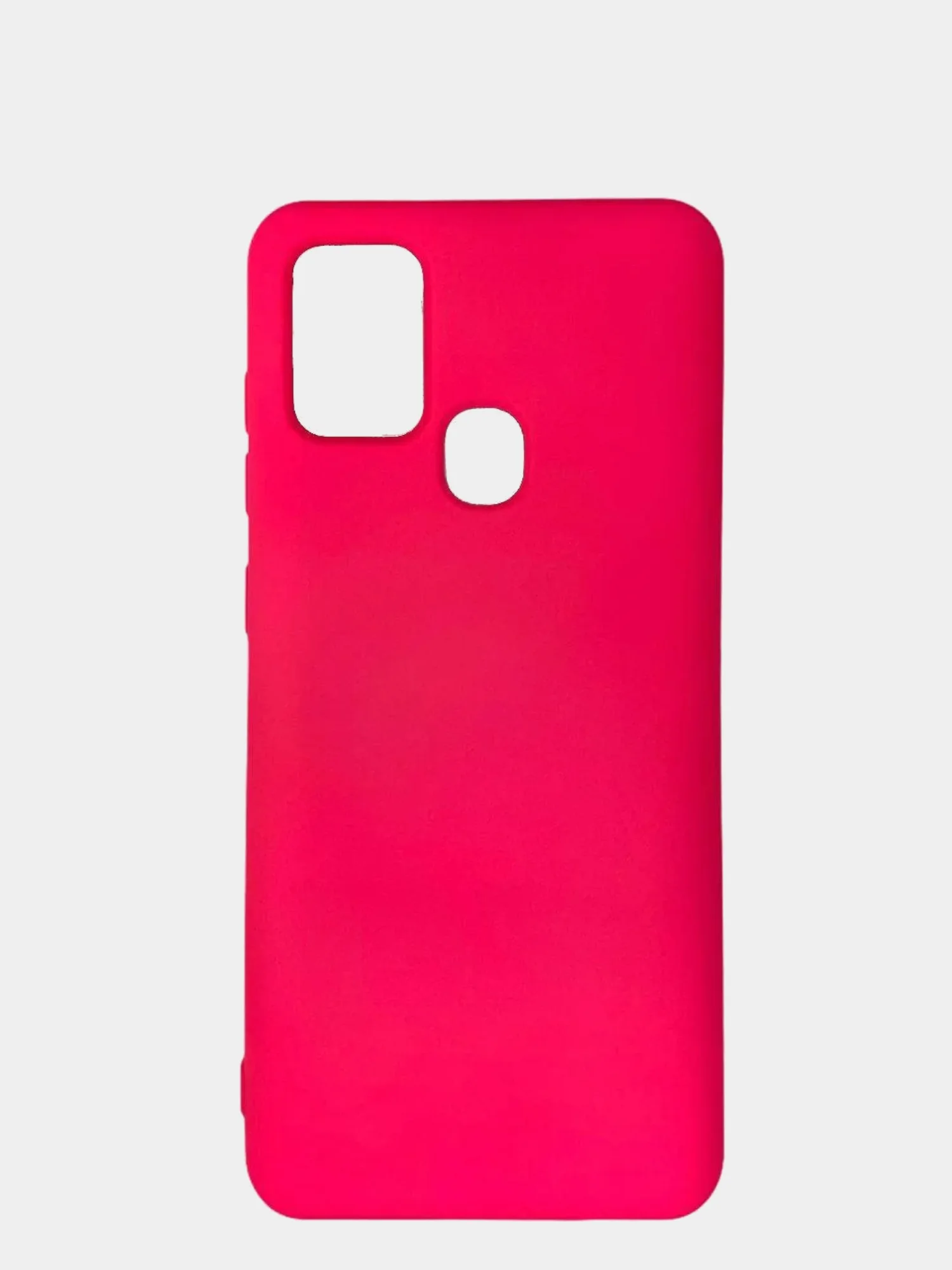 Фуксия чехол Samsung Galaxy A21s, Самунг Галакси А21с силиконовый Silicone Cover с закрытым низом