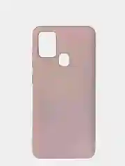 Бежевый меланж чехол Samsung Galaxy A21s, Самунг Галакси А21с силиконовый Silicone Cover с закрытым низом
