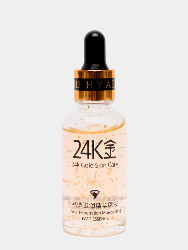 Лифтинг сыворотка для лица 24К с золотом и гиалуроновой кислотой Gold Skin Care, Images