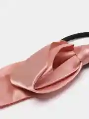 Розовый резинка для волос с бантом