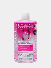 Eveline Cosmetics FACEMED+ Гиалуроновая мицеллярная вода 3в1 для снятия макияжа, 750 мл
