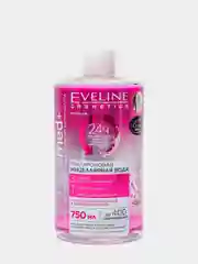 Eveline Cosmetics FACEMED+ Гиалуроновая мицеллярная вода 3в1 для снятия макияжа, 750 мл