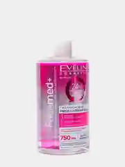 Eveline Cosmetics FACEMED+ Гиалуроновая мицеллярная вода 3в1 для снятия макияжа, 750 мл