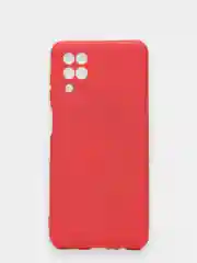 Красный чехол Samsung Galaxy A12 / M12, Галакси А12, силиконовый Silicone Cover с закрытым низом