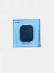 Темно-синий чехол из эко-кожи K-Doo LuxCraft для AirPods 1 / 2 Premium , Pro Премиум