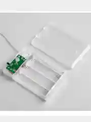 Гирлянда "Нить", 40 LED, прозрачная, IP20, свечение мульти, 2 режима, 3 х AA, 4 м