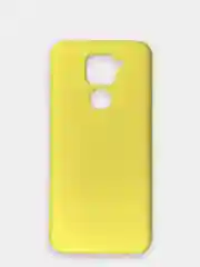 Желтый чехол Xiaomi Redmi Note 9, Редми Нот 9 силиконовый, с закрытым низом и бархатом внутри