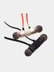 Магнитные Bluetooth наушники Sports с микрофоном, черные