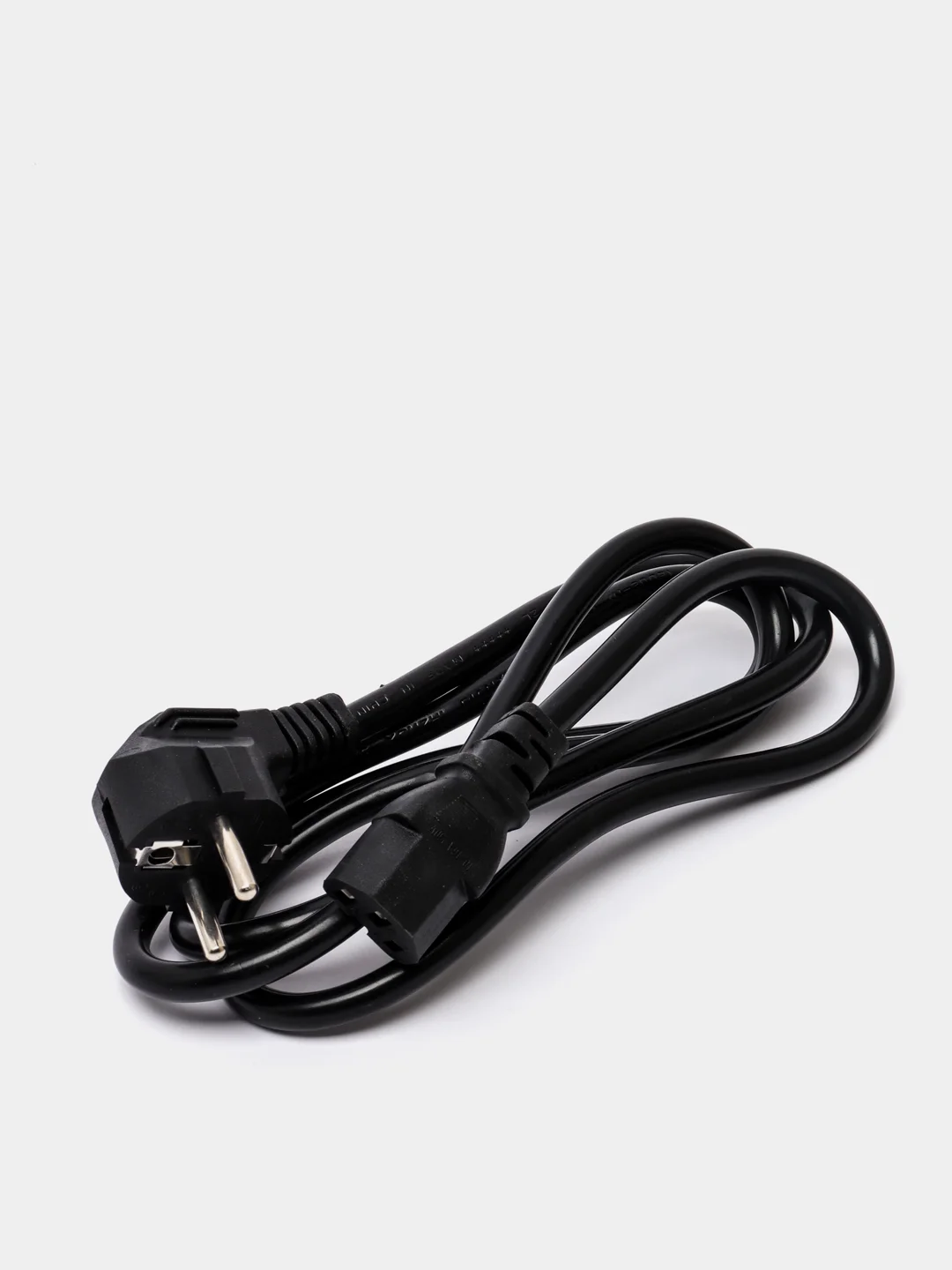 Кабель питания силовой угловая Евровилка CEE 7/7 - IEC 320 C13, 1,5 м