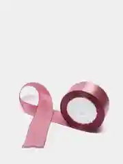 Коралловый меланж лента атласная ширина 4 см