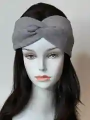 Серый повязка на голову