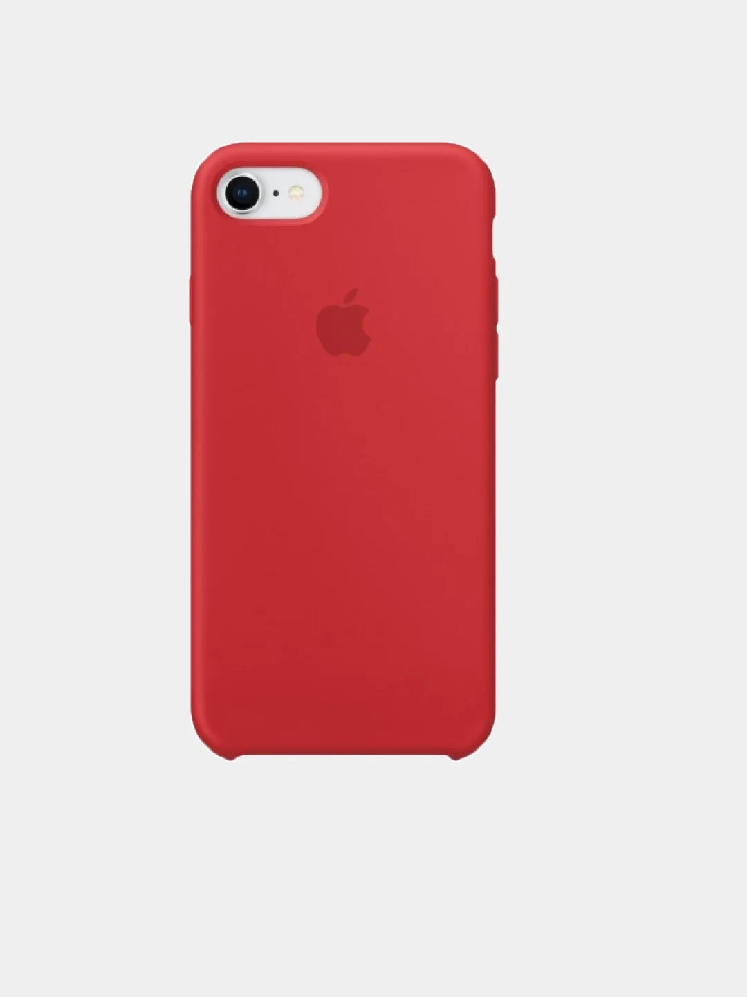 Красный чехол для iPhone 7, 8, SE Silicone Case
