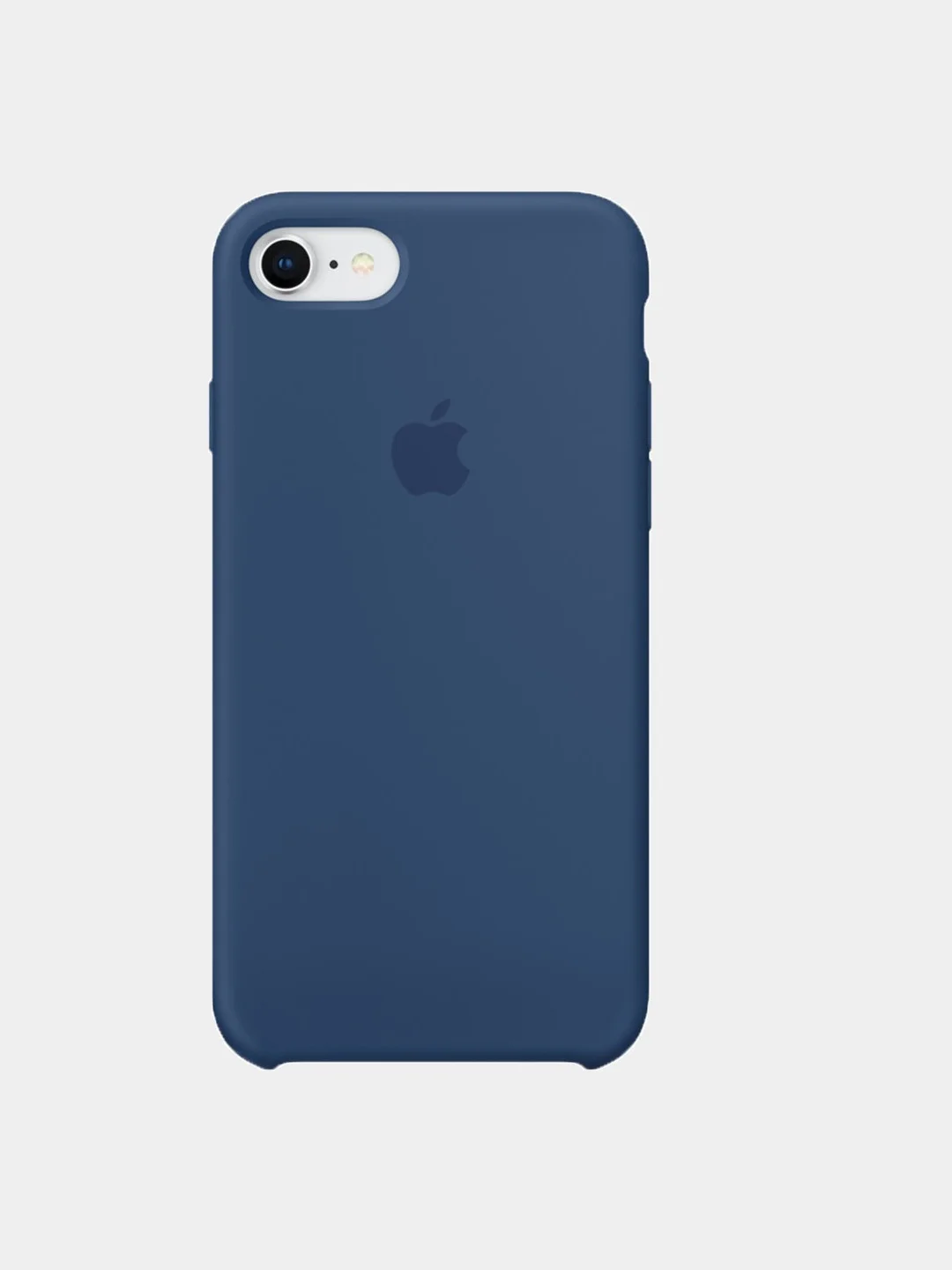 Синий чехол для iPhone 7, 8, SE Silicone Case