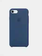Синий чехол для iPhone 7, 8, SE Silicone Case