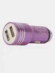 Фиолетовый автомобильное зарядное устройство 2 USB