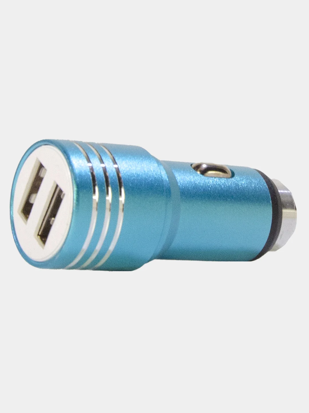 Голубой автомобильное зарядное устройство 2 USB