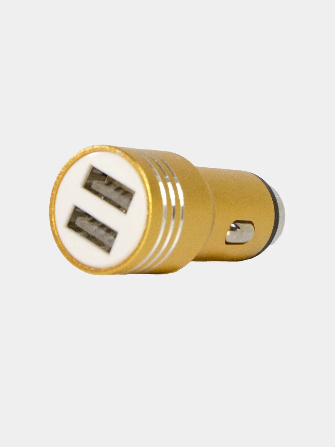 Золотой автомобильное зарядное устройство 2 USB
