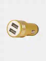 Золотой автомобильное зарядное устройство 2 USB
