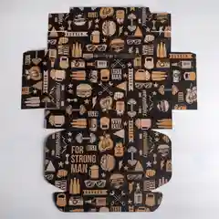Хаки коробка складная крафтовая Для мужчины, 21 х 15 х 5 см