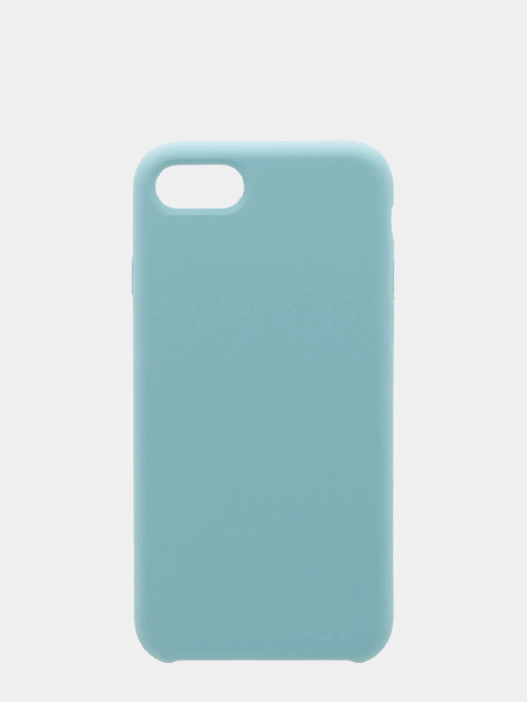 Голубой чехол Silicone Case для iPhone 7/8, прорезиненный