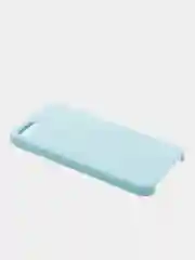 Голубой чехол Silicone Case для iPhone 7/8, прорезиненный