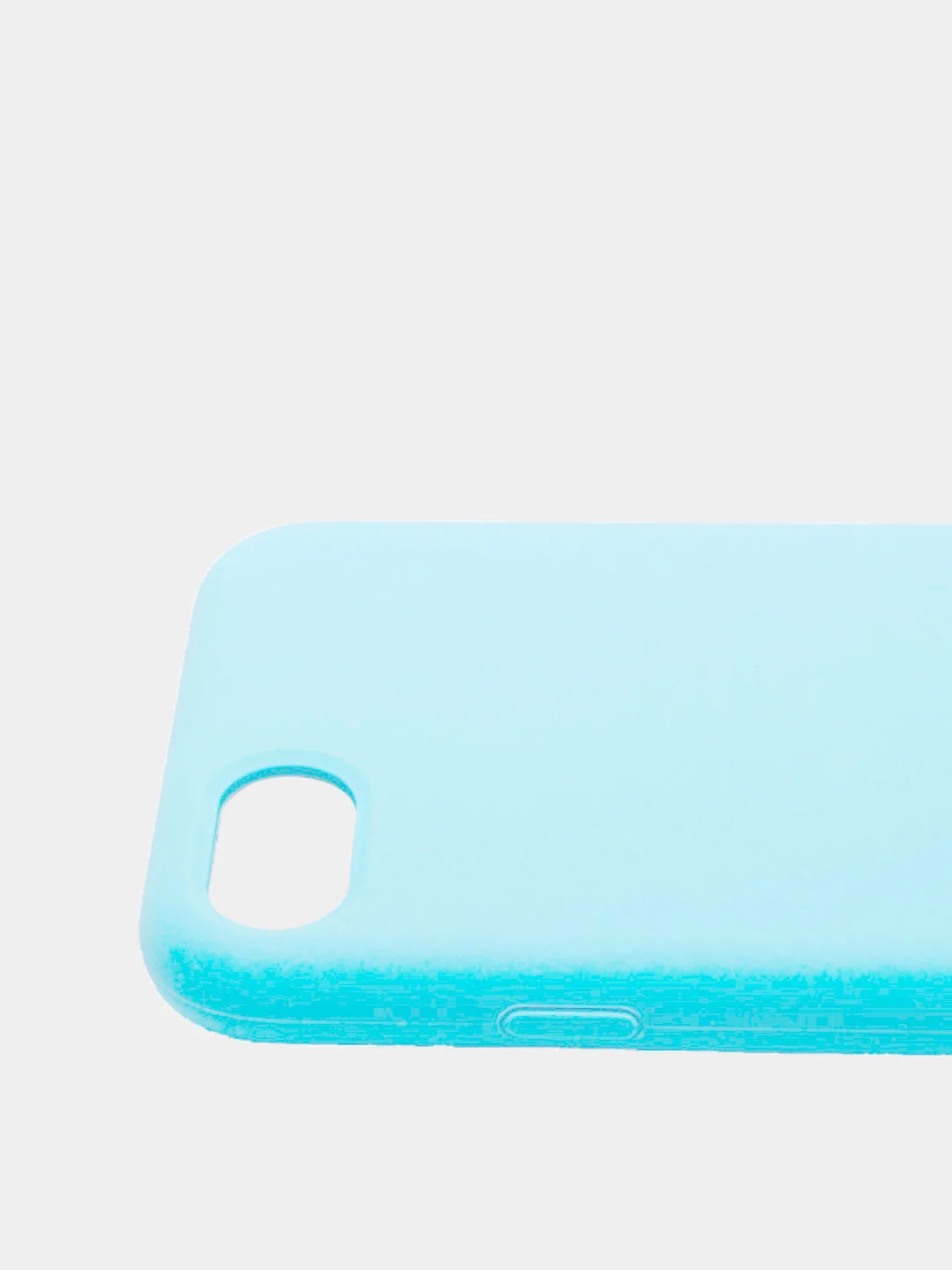 Голубой чехол Silicone Case для iPhone 7/8, прорезиненный