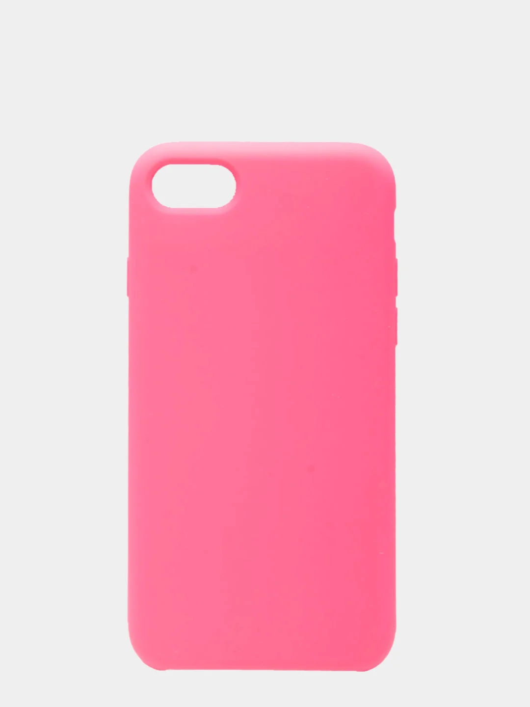 Тёмно-розовый чехол Silicone Case для iPhone 7/8, прорезиненный
