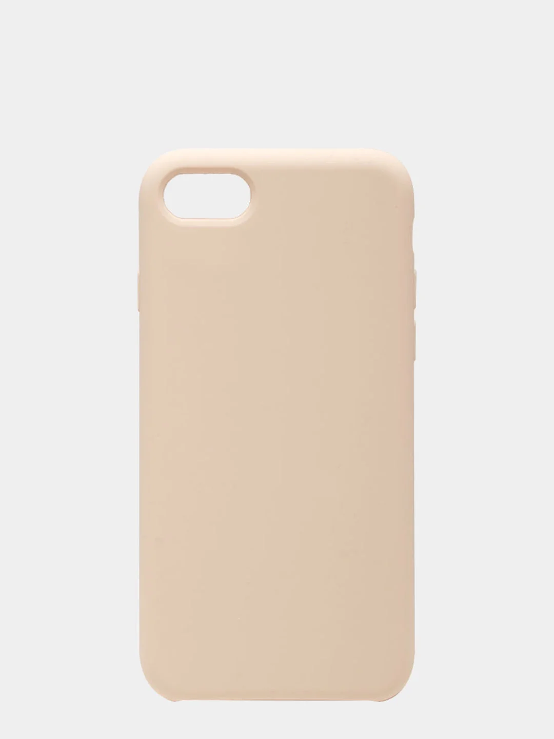 Молочный чехол Silicone Case для iPhone 7/8, прорезиненный