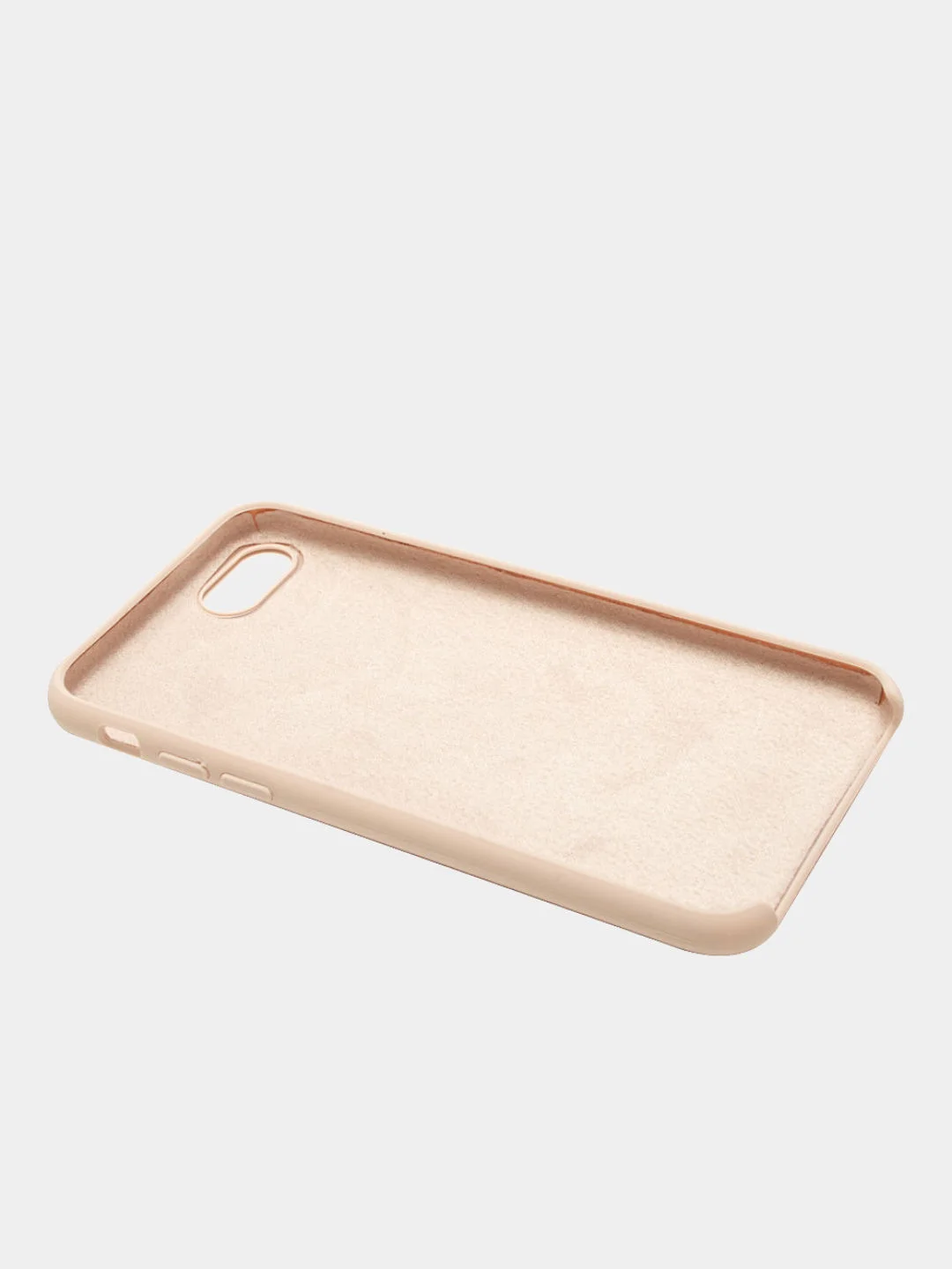 Молочный чехол Silicone Case для iPhone 7/8, прорезиненный