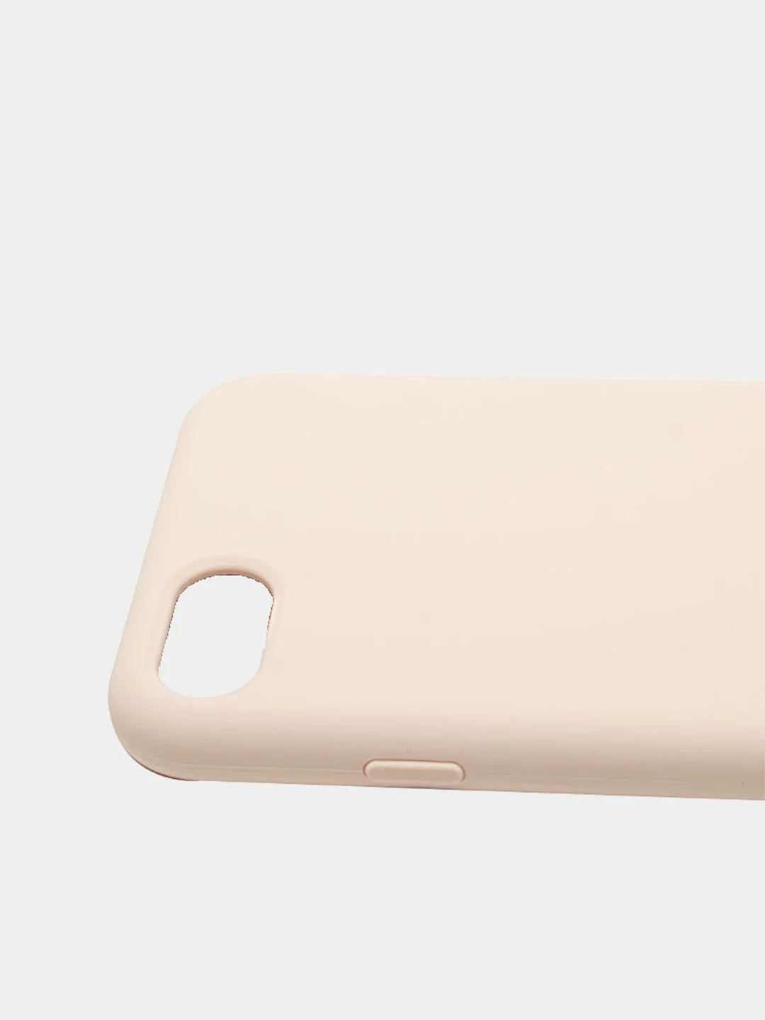 Молочный чехол Silicone Case для iPhone 7/8, прорезиненный