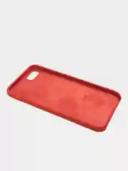 Красный чехол Silicone Case для iPhone 7/8, прорезиненный