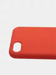 Красный чехол Silicone Case для iPhone 7/8, прорезиненный