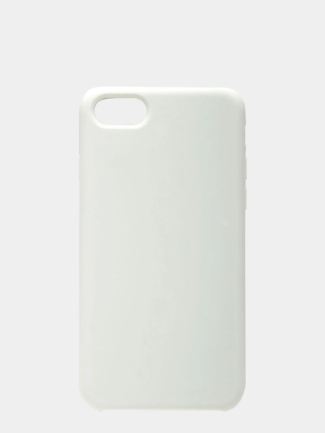 Белый чехол Silicone Case для iPhone 7/8, прорезиненный