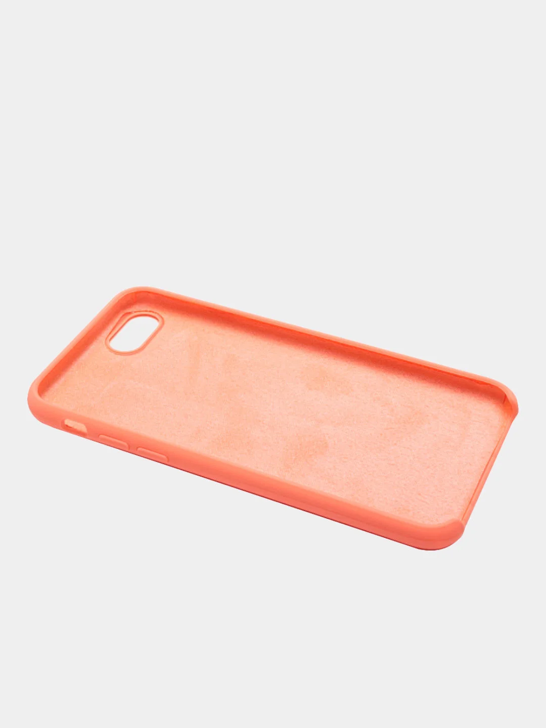 Коралловый чехол Silicone Case для iPhone 7/8, прорезиненный