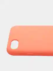 Коралловый чехол Silicone Case для iPhone 7/8, прорезиненный