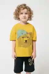Футболка для мальчика оверсайз crockid