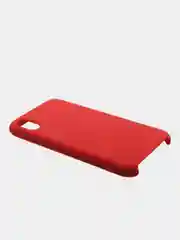 Красный чехол Silicone Case для iPhone XR, прорезиненный