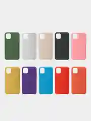 Чехол Silicone Case для iPhone 11, прорезиненный