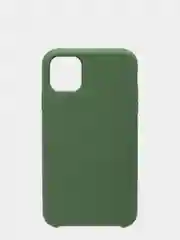 Хаки чехол Silicone Case для iPhone 11, прорезиненный