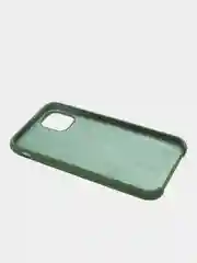 Хаки чехол Silicone Case для iPhone 11, прорезиненный