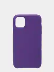 Фиолетовый чехол Silicone Case для iPhone 11, прорезиненный