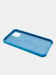 Голубой чехол Silicone Case для iPhone 11, прорезиненный