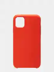 Красный чехол Silicone Case для iPhone 11, прорезиненный
